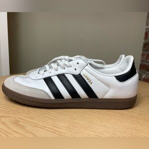 adidas Samba White and Black Sneakers